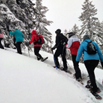 Ruta de raquetas de nieve