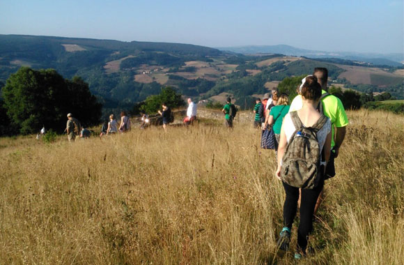 En el curso se visitaron valles y brañas de Cangas del Narcea. Foto: Teresa Arias.