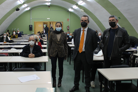 Remedios Zapico, Juan Carlos Menéndez Mato y Xandru Fernández.